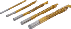 Conjunto de brocas de fresa de HSS | de nitrato de titânio | 3 - 8 mm | 5 peças