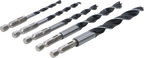 Conjunto de brocas para madeira | 4 - 10 mm | Condução hexagonal | 5 peças