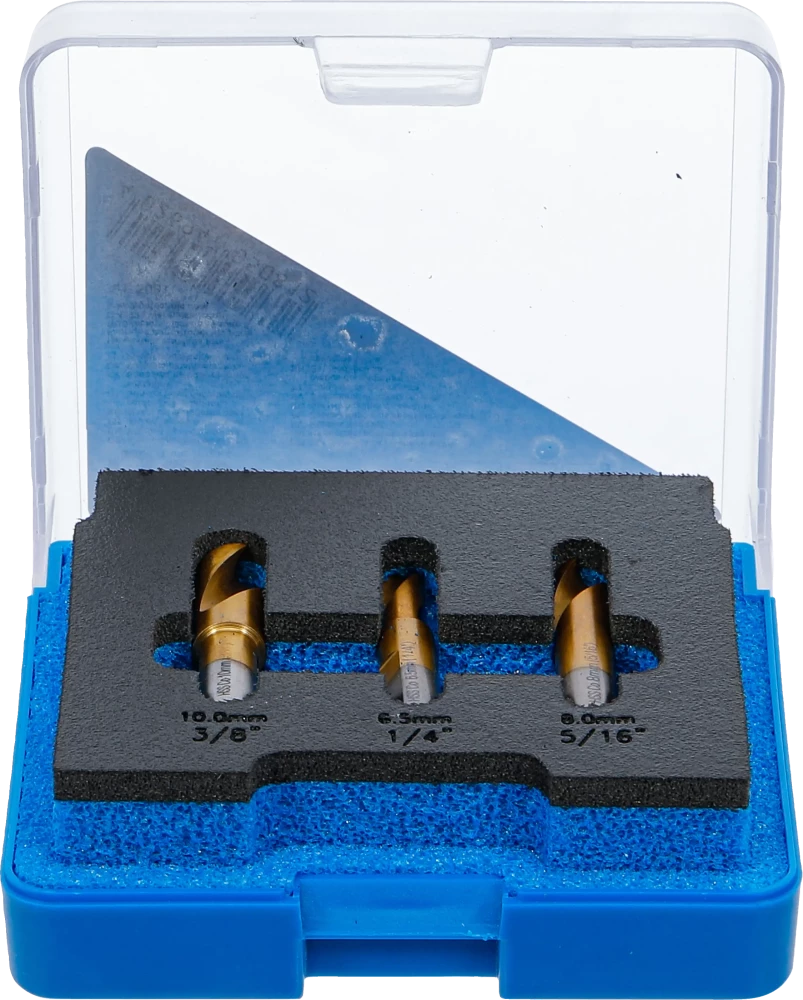 Conjunto de brocas para soldadura por pontos | 5 % de aço cobalto | 3 peças