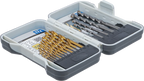 Conjunto de brocas combinadas | 1,5 - 10 mm | 17 peças