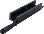 Caixa de mitra de plástico | 245 x 65 x 48 mm | com serra fina