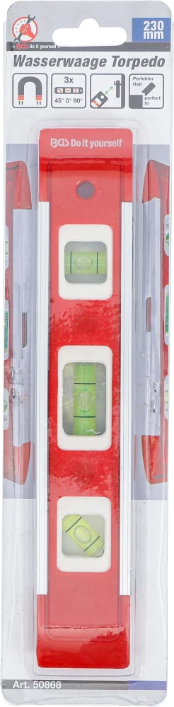 Nível de bolha torpedo | 225 mm