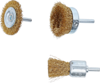 Conjunto de escovas de fio de aço | Ø 25 - 50 mm | 3 peças
