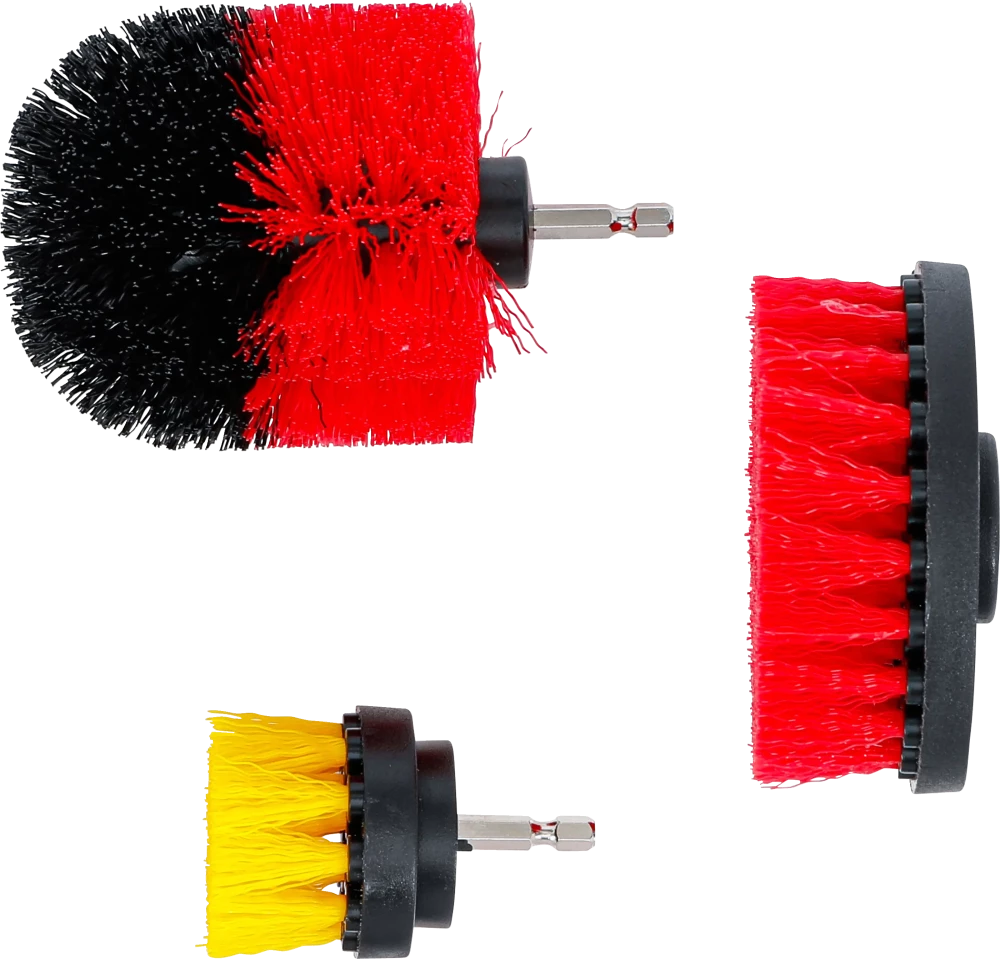Conjunto de acessórios de escova | para perfuradoras | 3 peças