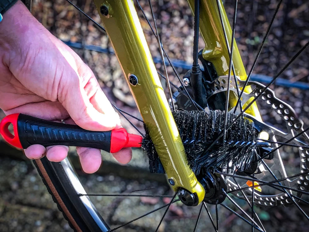 Jogo de escovas para limpeza de bicicletas | 4 peças