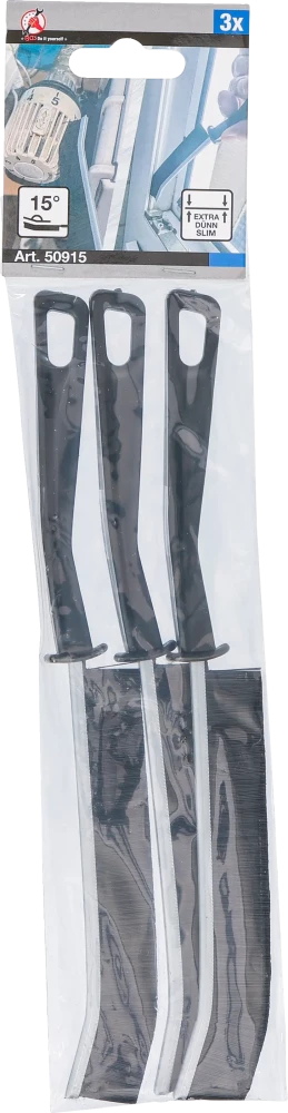 Conjunto de escovas de limpeza de cantos com cerdas duras | 230 mm | 3 peças