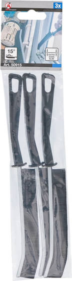 Conjunto de escovas de limpeza de cantos com cerdas duras | 230 mm | 3 peças