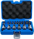 Conjunto de Encaixes e Pontas Torx | 1/2" | T10 - T70 | 27 peças