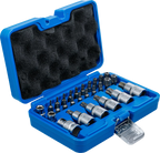Conjunto de Encaixes e Pontas Torx | 1/2" | T10 - T70 | 27 peças