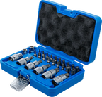 Conjunto de Encaixes e Pontas Torx | 1/2" | T10 - T70 | 27 peças