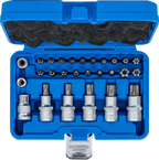 Conjunto de Encaixes e Pontas Torx | 1/2" | T10 - T70 | 27 peças