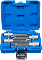 Conjunto de Encaixes Torx com Furo | 1/2" | T70 - T100 | 4 peças