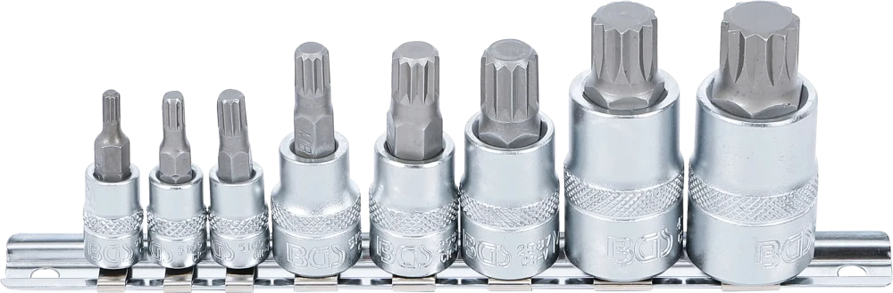 Conjunto de Encaixes para Pontas XZN | M4 - M16 | 8 peças