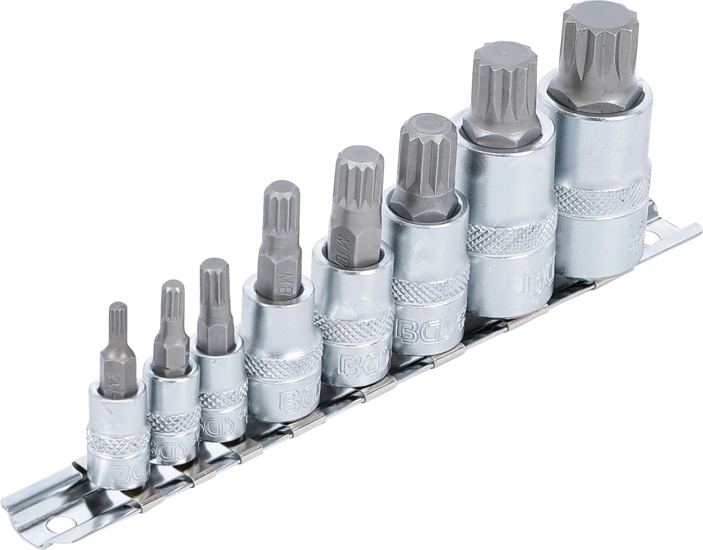 Conjunto de Encaixes para Pontas XZN | M4 - M16 | 8 peças