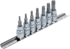 Conjunto de Encaixes para Pontas Torx | 3/8" | T15 - T50 | 7 peças