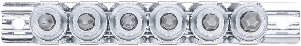 Conjunto de Encaixes para Pontas | Sextavado Interno Cabeça Esférica | 3/8" | 6 peças