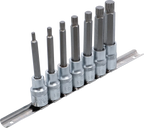 Conjunto de Encaixes para Pontas XZN | 1/2" | 100 mm | M5 - M14 | 7 peças