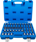 Conjunto de Encaixes para Pontas XZN | 1/2" | M5 - M16 | 26 peças