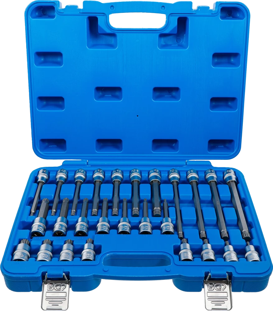 Conjunto de Encaixes para Pontas XZN | 1/2" | M5 - M16 | 26 peças