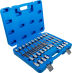 Conjunto de Encaixes para Pontas XZN | 1/2" | M5 - M16 | 26 peças