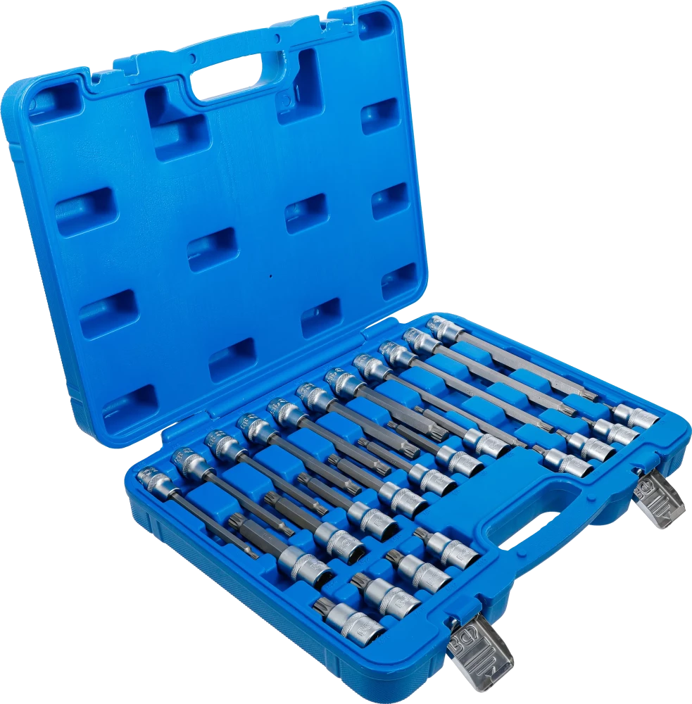 Conjunto de Encaixes para Pontas XZN | 1/2" | M5 - M16 | 26 peças