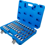 Conjunto de Encaixes para Pontas XZN | 1/2" | M5 - M16 | 26 peças