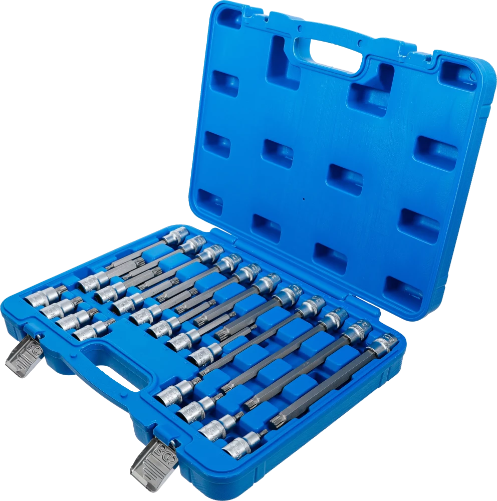 Conjunto de Encaixes para Pontas XZN | 1/2" | M5 - M16 | 26 peças