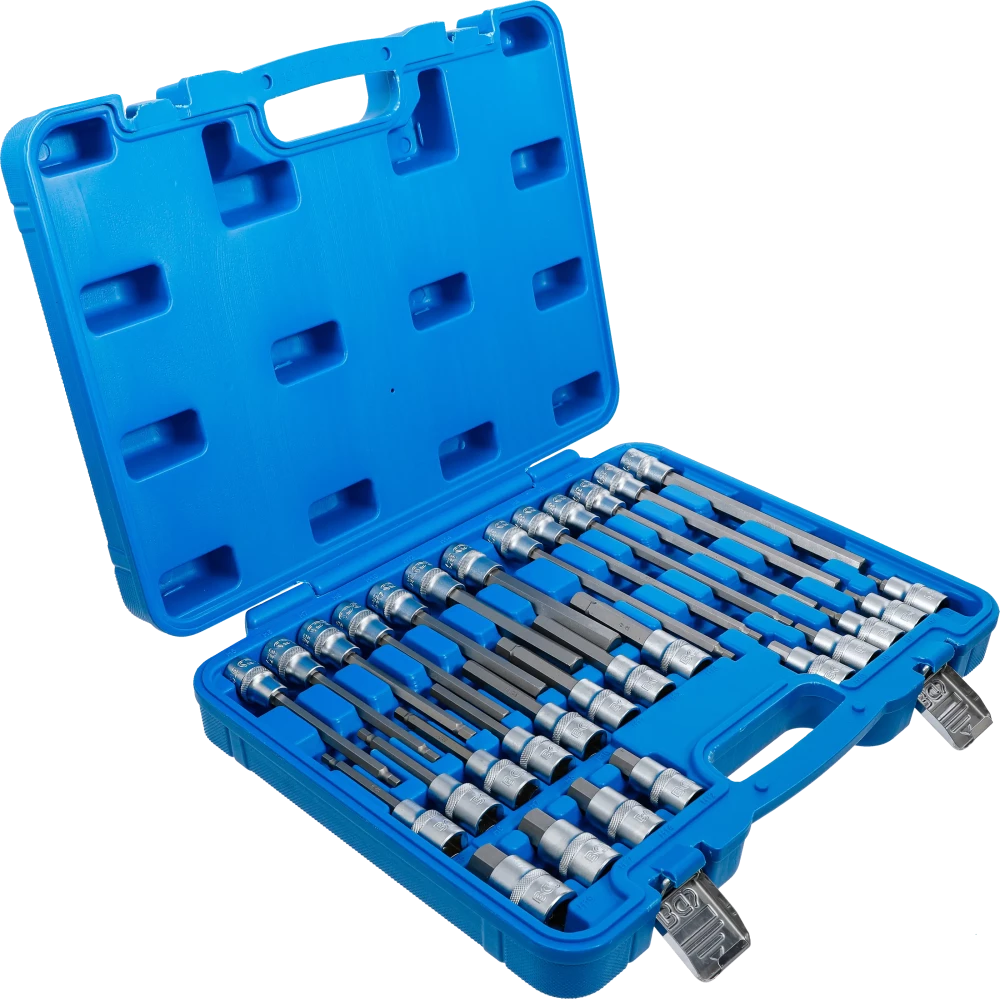 Conjunto de Encaixes para Pontas | Sextavado Interno Multi-Comprimento | 1/2" | 30 peças