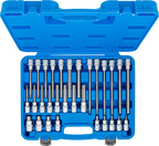 Conjunto de Encaixes para Pontas | Sextavado Interno Multi-Comprimento | 1/2" | 30 peças