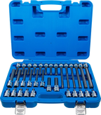Conjunto de Encaixes Torx Multi-Comprimento | 1/2" | T20-T70 | 32 peças