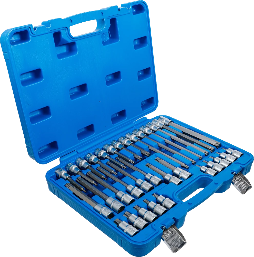Conjunto de Encaixes Torx Multi-Comprimento | 1/2" | T20-T70 | 32 peças