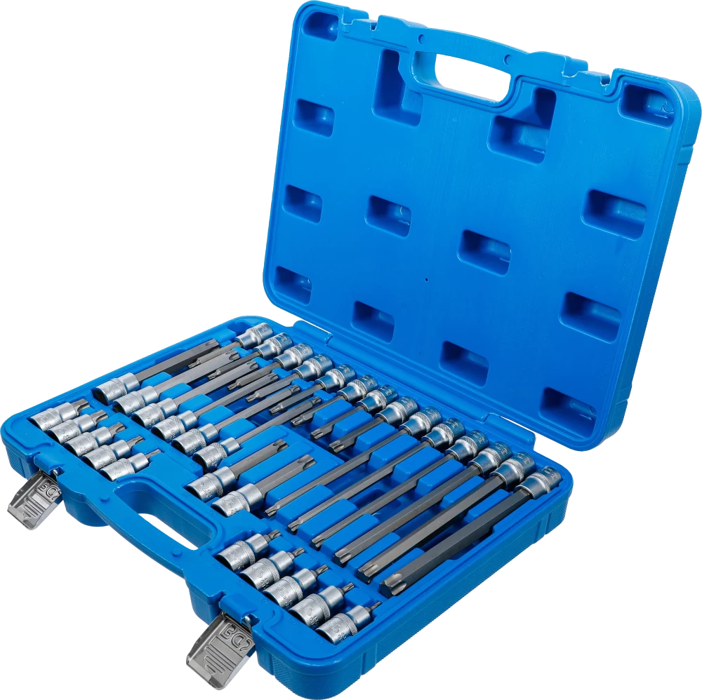 Conjunto de Encaixes Torx Multi-Comprimento | 1/2" | T20-T70 | 32 peças