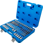 Conjunto de Encaixes Torx Multi-Comprimento | 1/2" | T20-T70 | 32 peças