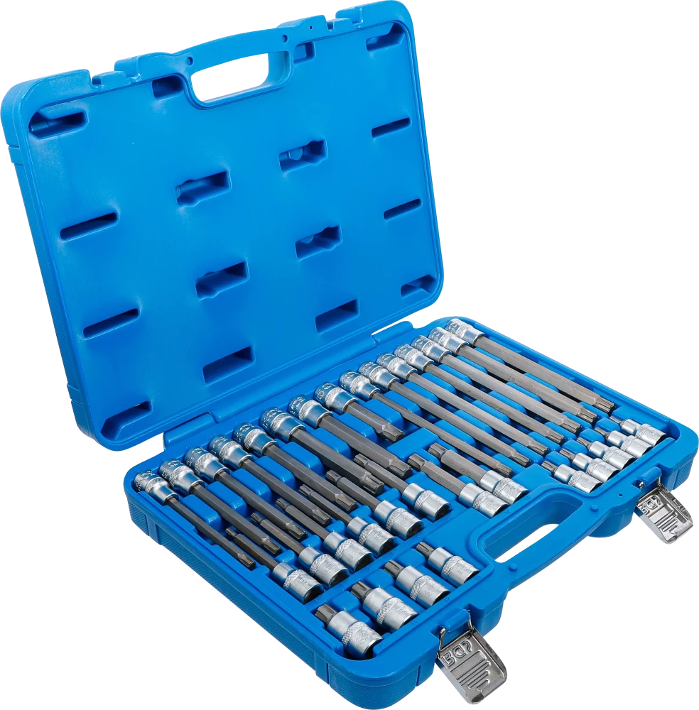 Conjunto de Encaixes para Pontas RIBE | 1/2" | M5 - M14 | 32 peças