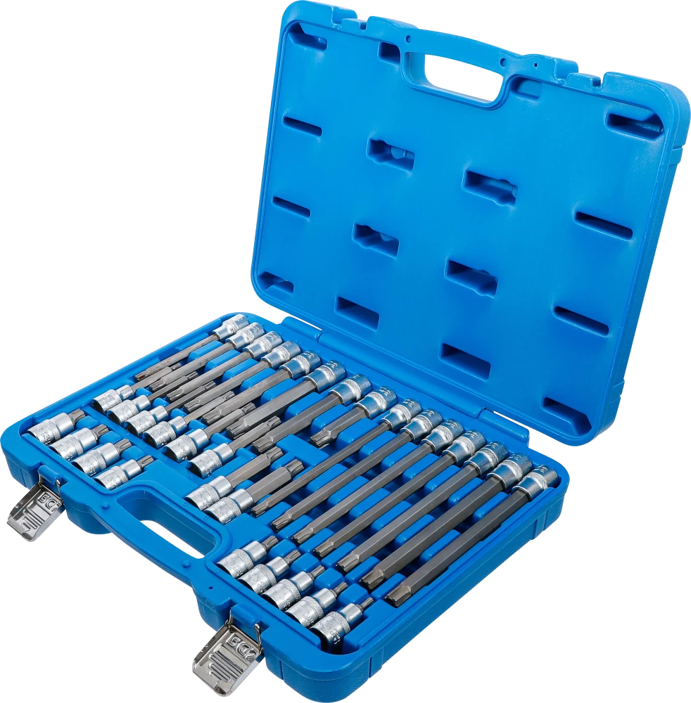Conjunto de Encaixes para Pontas RIBE | 1/2" | M5 - M14 | 32 peças
