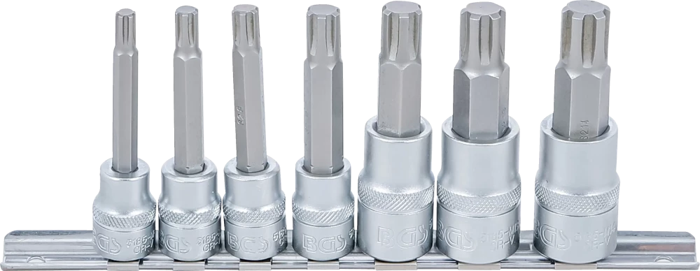 Conjunto de Encaixes para Pontas RIBE | 3/8" e 1/2" | M6 - M14 | 7 peças