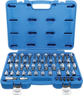 Conjunto de Encaixes para Pontas | Torx, Sextavado, XZN | 1/2" + 5/16" | 49 peças