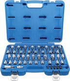 Conjunto de Encaixes para Pontas | Torx, Sextavado, XZN | 1/2" + 5/16" | 49 peças