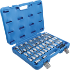 Conjunto de Encaixes para Pontas | Torx, Sextavado, XZN | 1/2" + 5/16" | 49 peças
