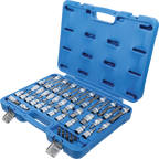 Conjunto de Encaixes para Pontas | Torx, Sextavado, XZN | 1/2" + 5/16" | 49 peças