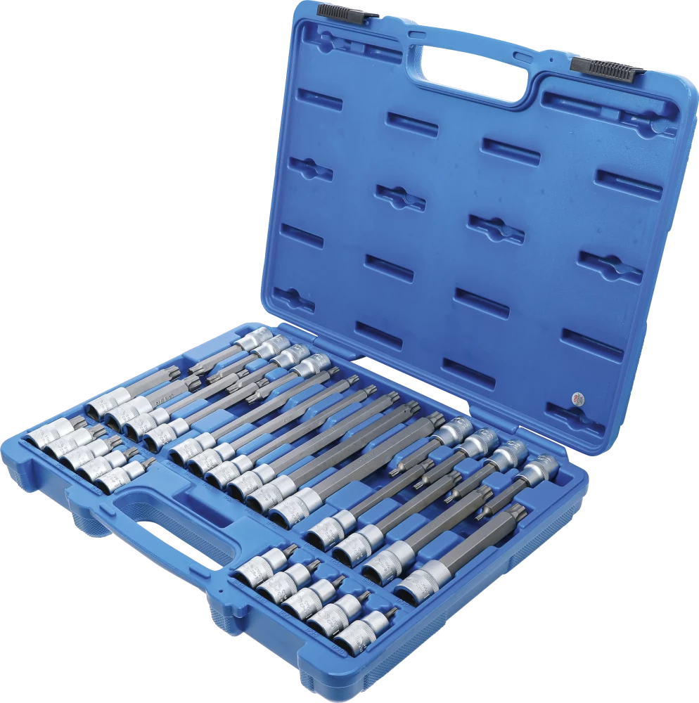 Conjunto de Encaixes Torx Plus (TP) | 1/2" | TP20 - TP70 | 32 peças