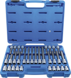 Conjunto de Encaixes Torx Plus com Furo (TPS) | 1/2" | TPS20 - TPS70 | 32 peças