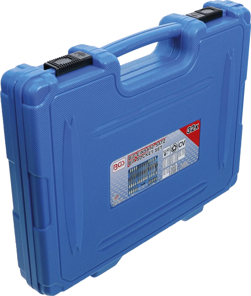 Conjunto de Encaixes Torx Plus com Furo (TPS) | 1/2" | TPS20 - TPS70 | 32 peças