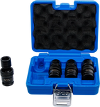 Conjunto de encaixes para rótula esférica de impacto | Entrada de quadrado interno de 12,5 mm (1/2") | 4 peças