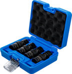 Conjunto de encaixes para rótula esférica de impacto | Entrada de quadrado interno de 12,5 mm (1/2") | 4 peças