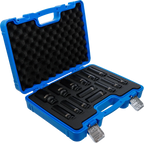 Conjunto de encaixes para chave de caixa de impacto Gear Lock | Entrada de quadrado interno de 12,5 mm (1/2") | 10 - 32 mm | 14 peças