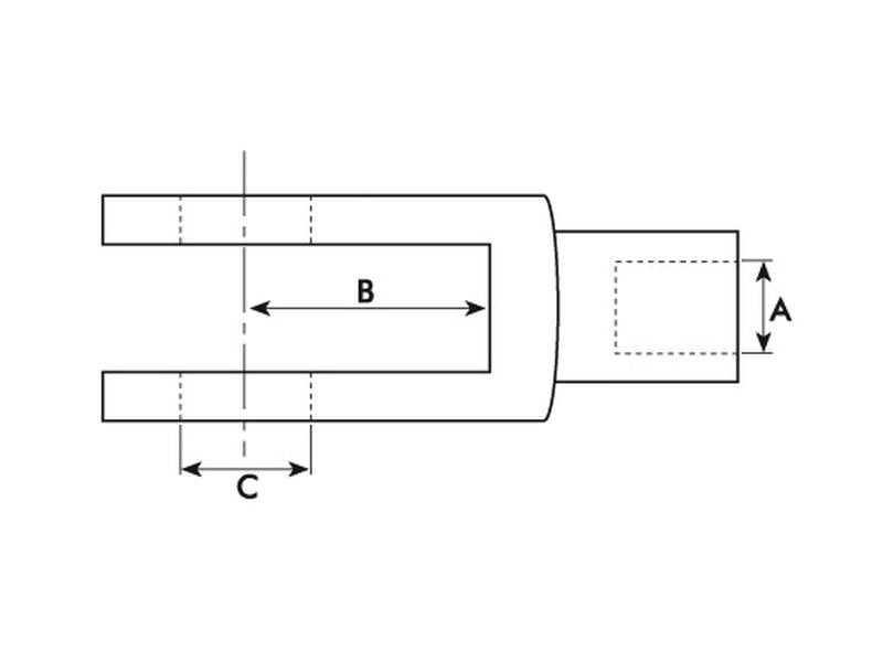 Forquilha Métrico M4.0 (DIN 71751) (S.52307)