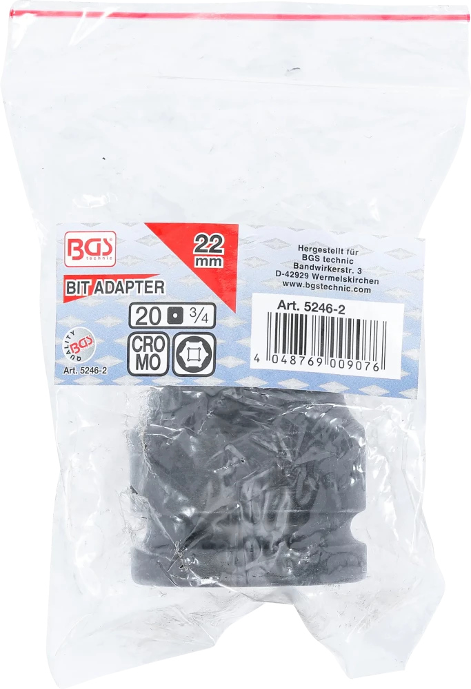 Adaptador de Pontas para BGS 5246 | 3/4" → 22 mm