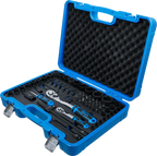Conjunto de Chaves de Caixa de Impacto 1/4"+1/2" | 69 Peças