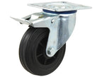 Roda borracha - Capacidade: 205kgs, Diâmetro da roda: 200mm (S.52576)